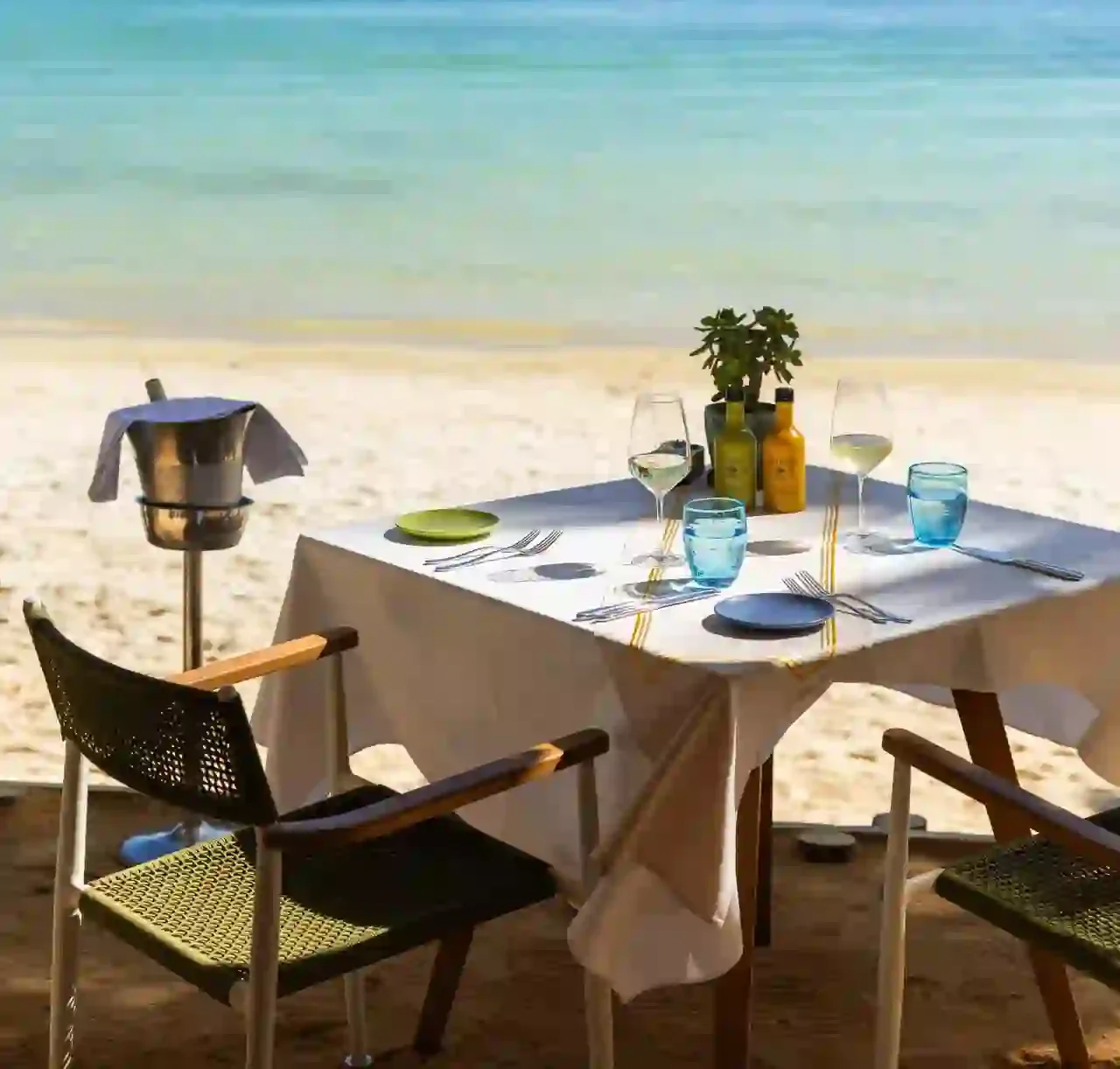 trou aux biches mauritius beach view with turquoise lagoon and white sand
