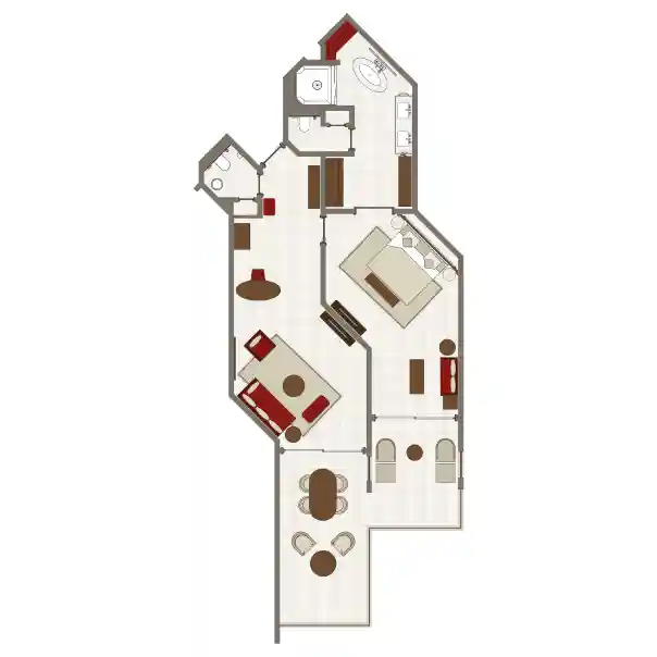 royal palm ocean suite floor plan