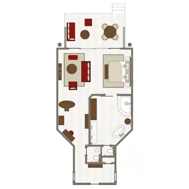 royal palm tropical suite floor plan