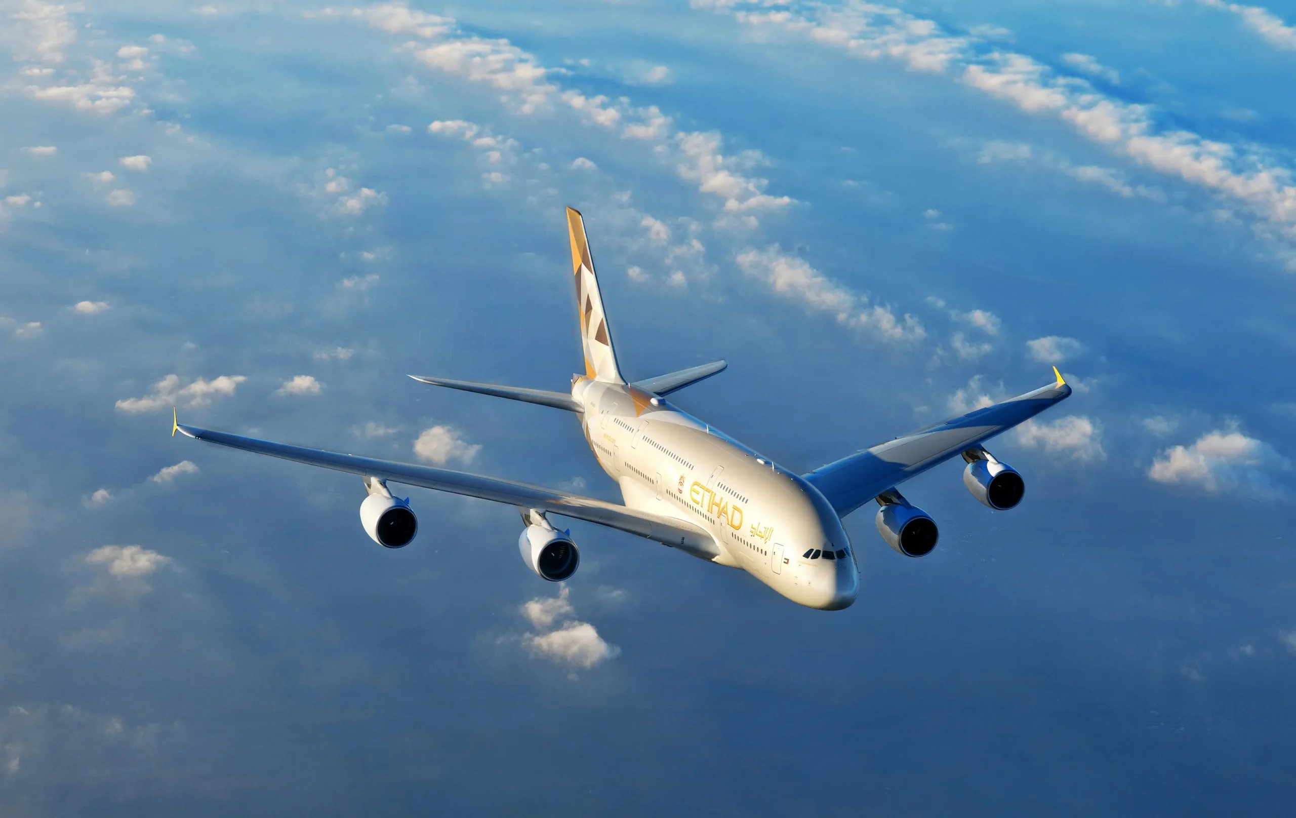 A380 mid-air shot