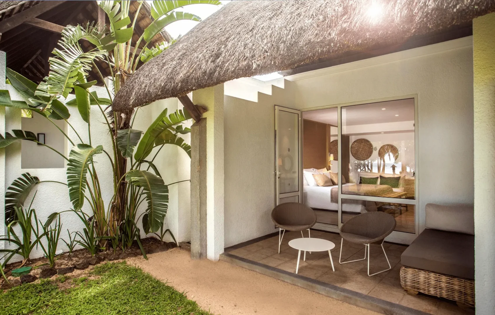 canonnier deluxe sea room balcony with panoramic Indian Ocean views