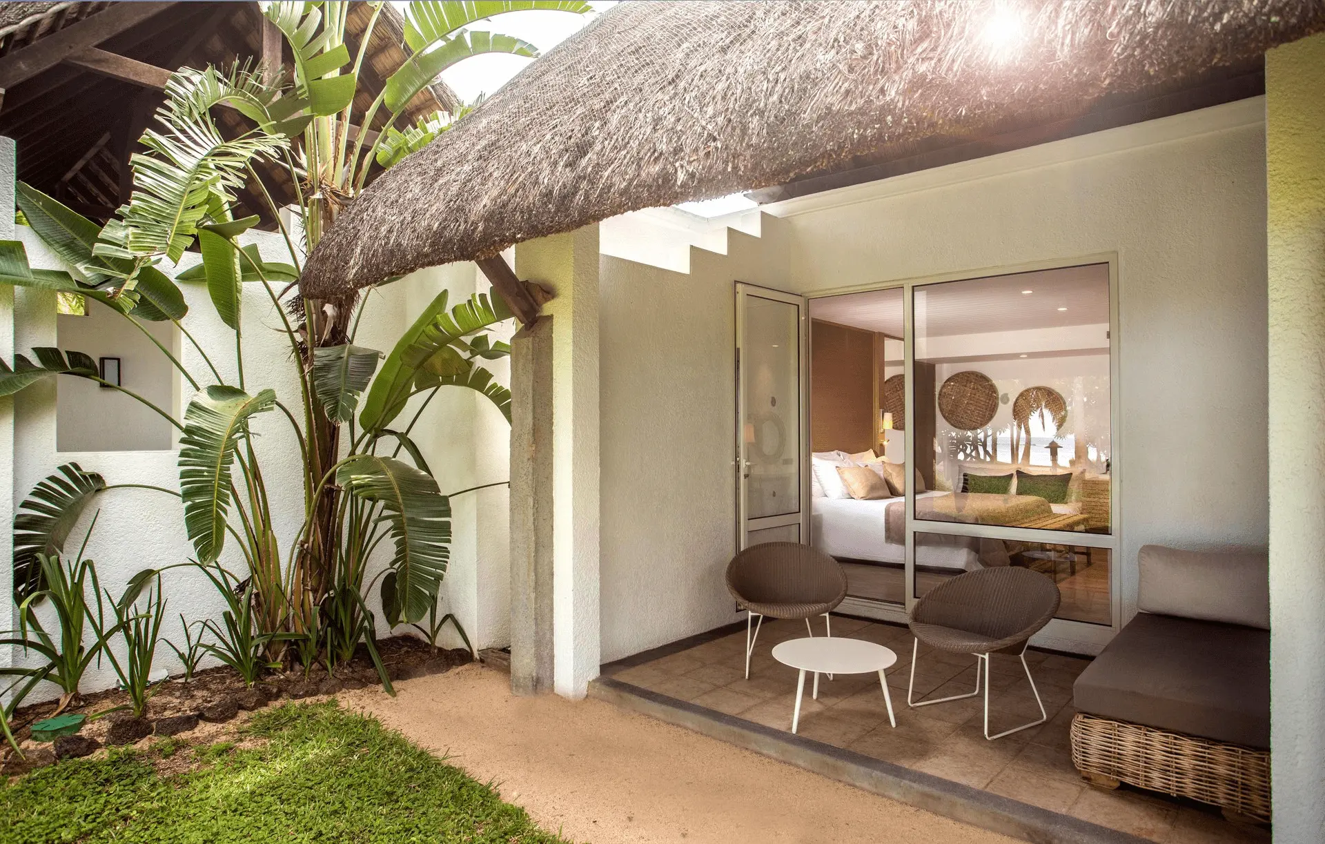 canonnier deluxe sea room balcony with panoramic Indian Ocean views