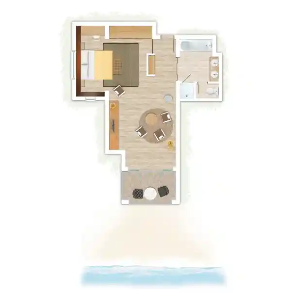 canonnier suite floor plan with room dimensions