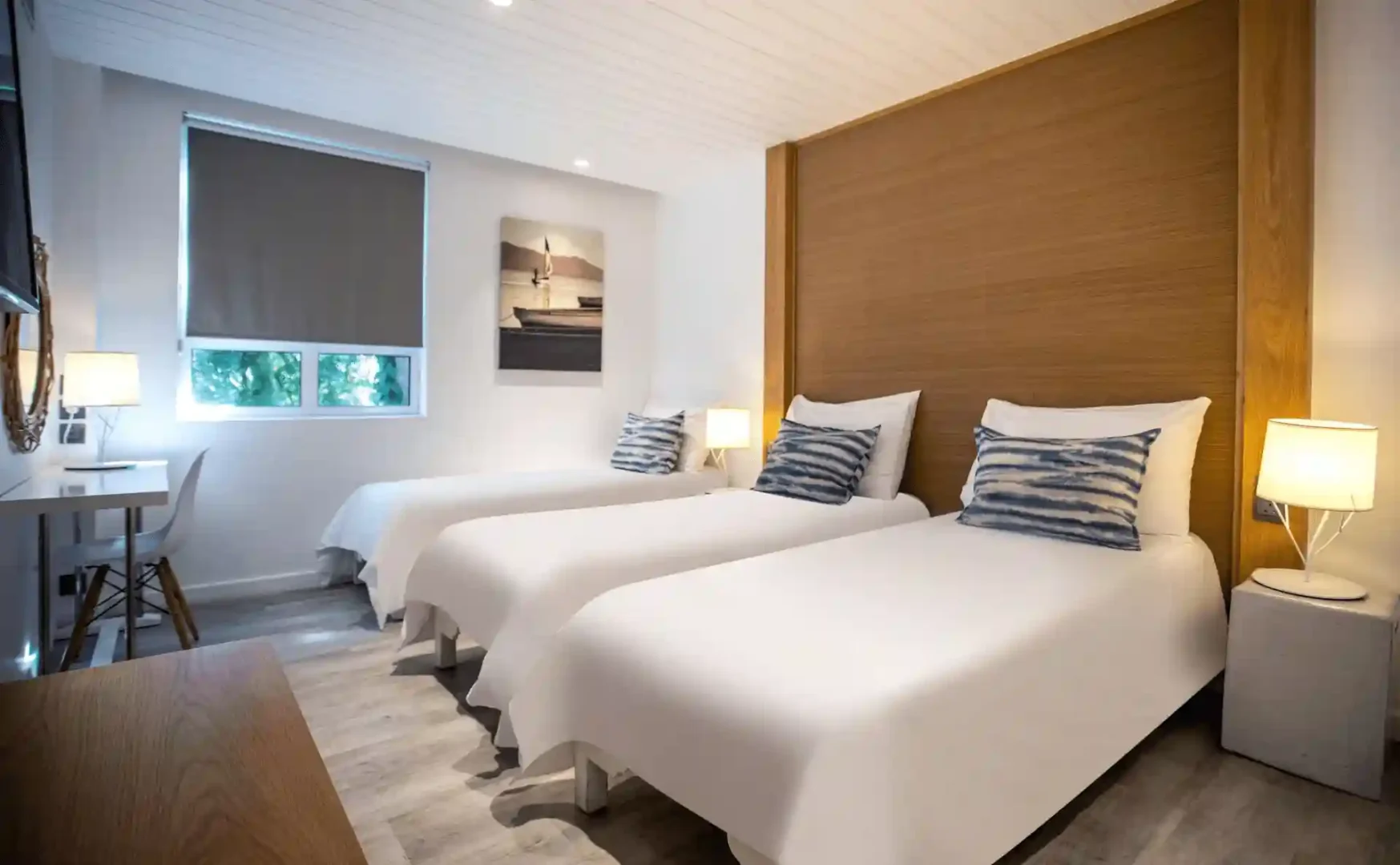 canonnier two-bedroom apartment bedroom featuring twin beds