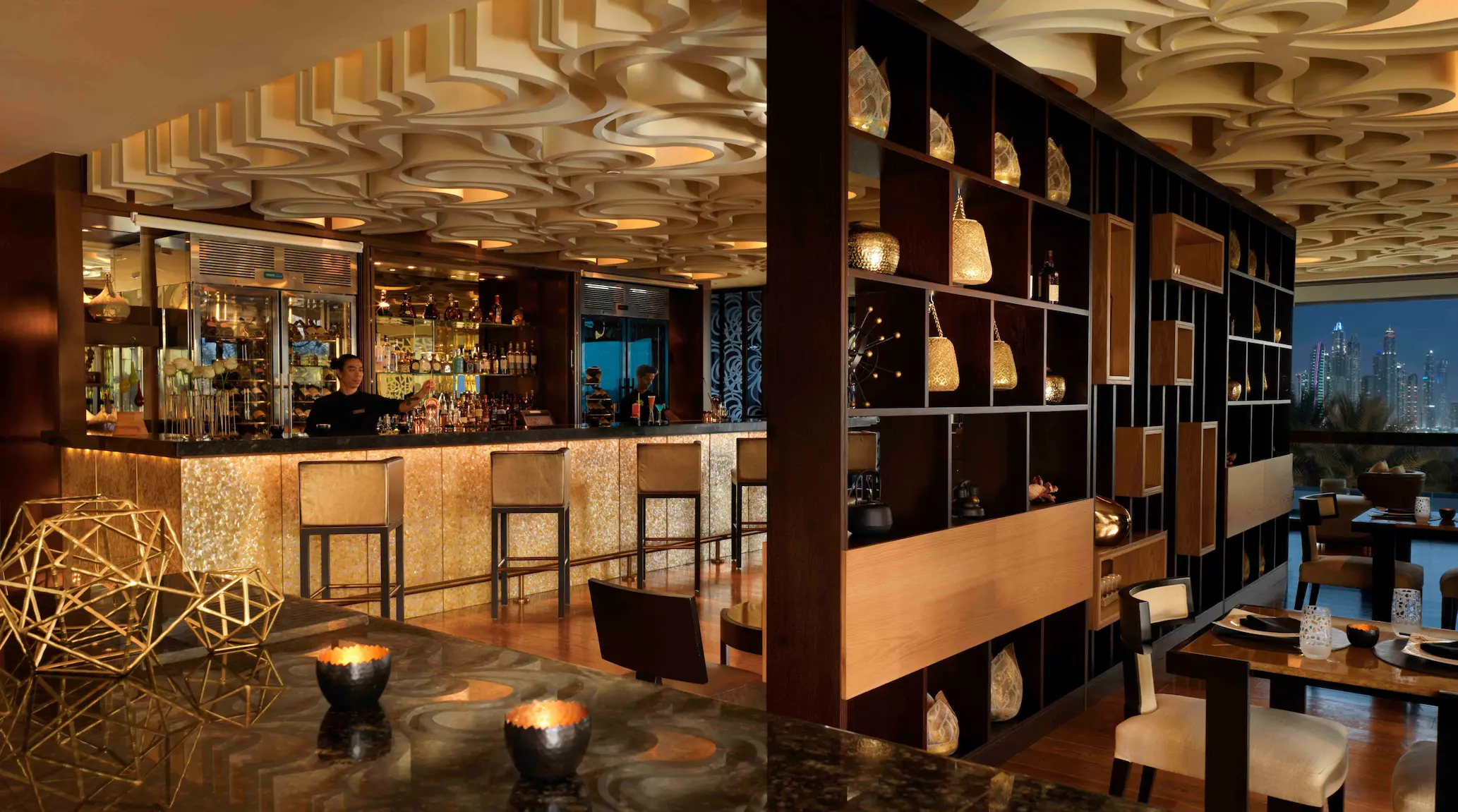 fairmont the palm dubai ba boldly asian restaurant interior elegant dining ambiance