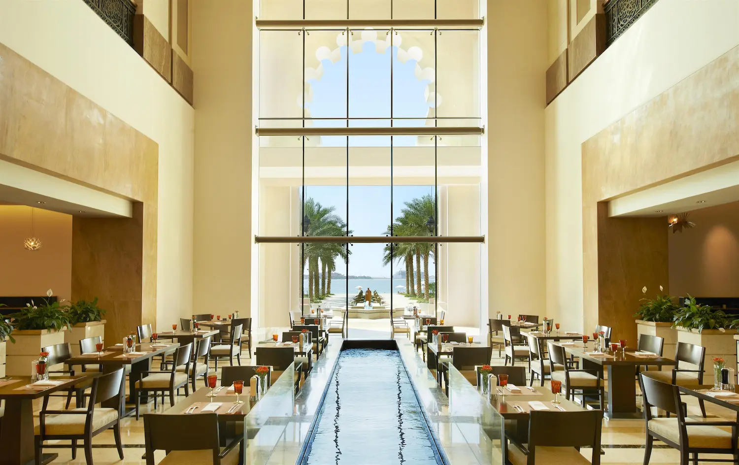 flow kitchen restaurant at fairmont the palm dubai serving international buffet dining