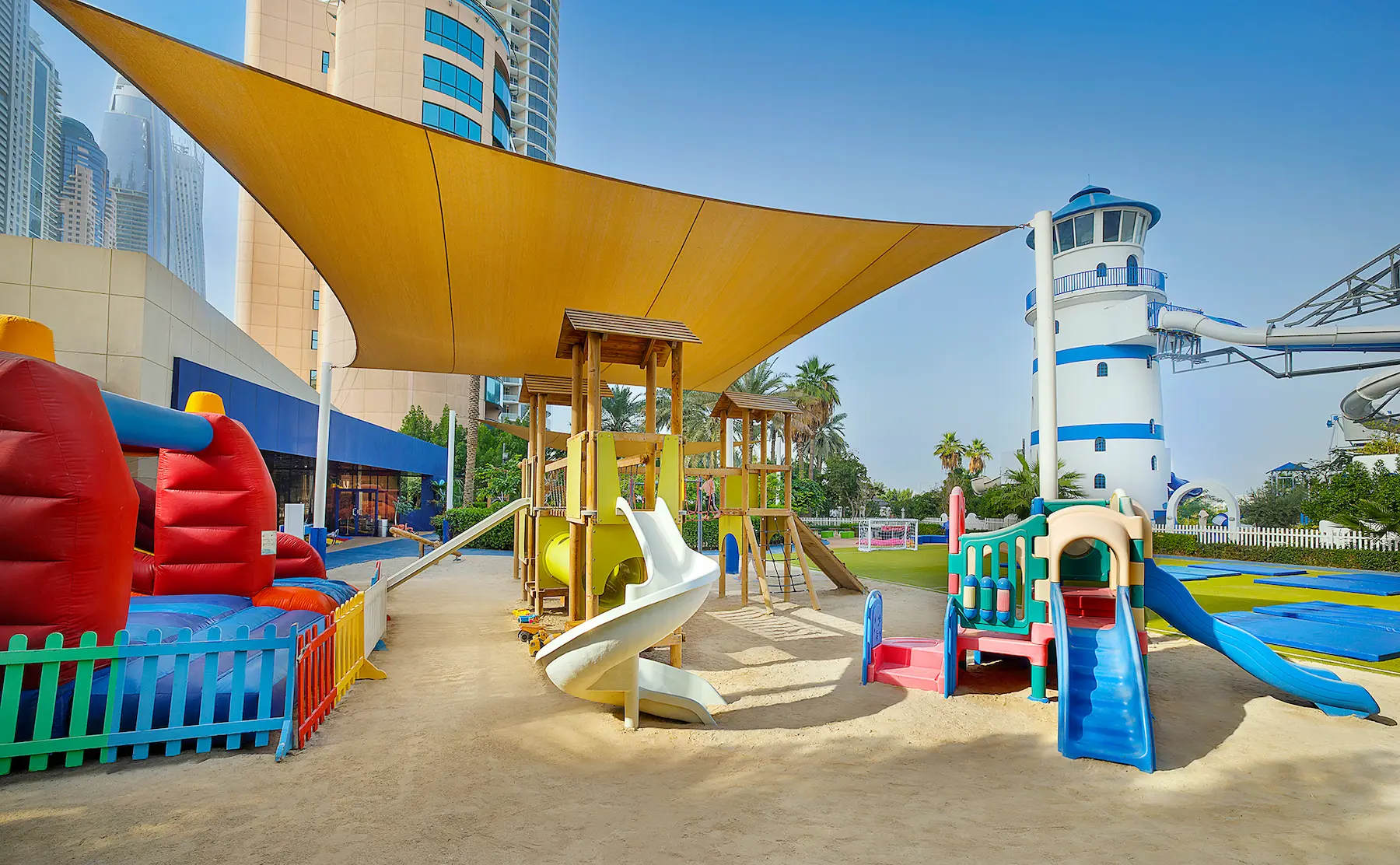 kids club at the westin dubai mina seyahi with play areas and supervised activities for children