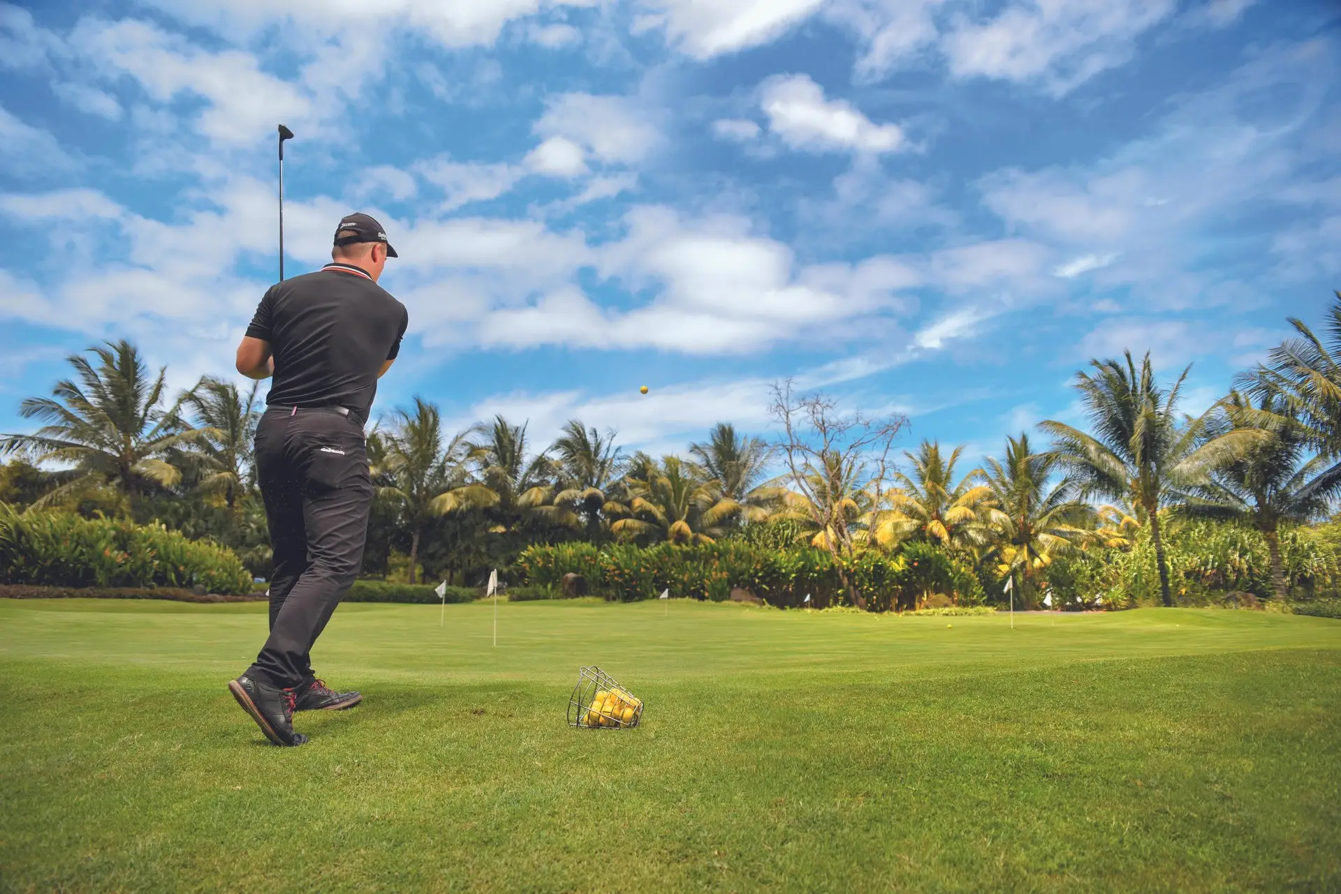 mauricia mauritius golf course with lush fairways and ocean views