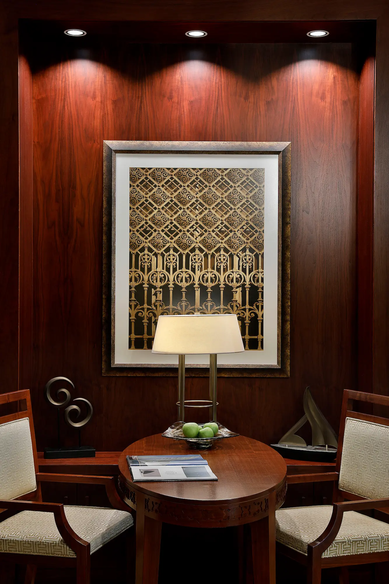 business area in one bedroom ocean club suite at the ritz-carlton dubai jbr featuring desk, office chair, modern interiors, and luxury beachfront hotel amenities in dubai marina