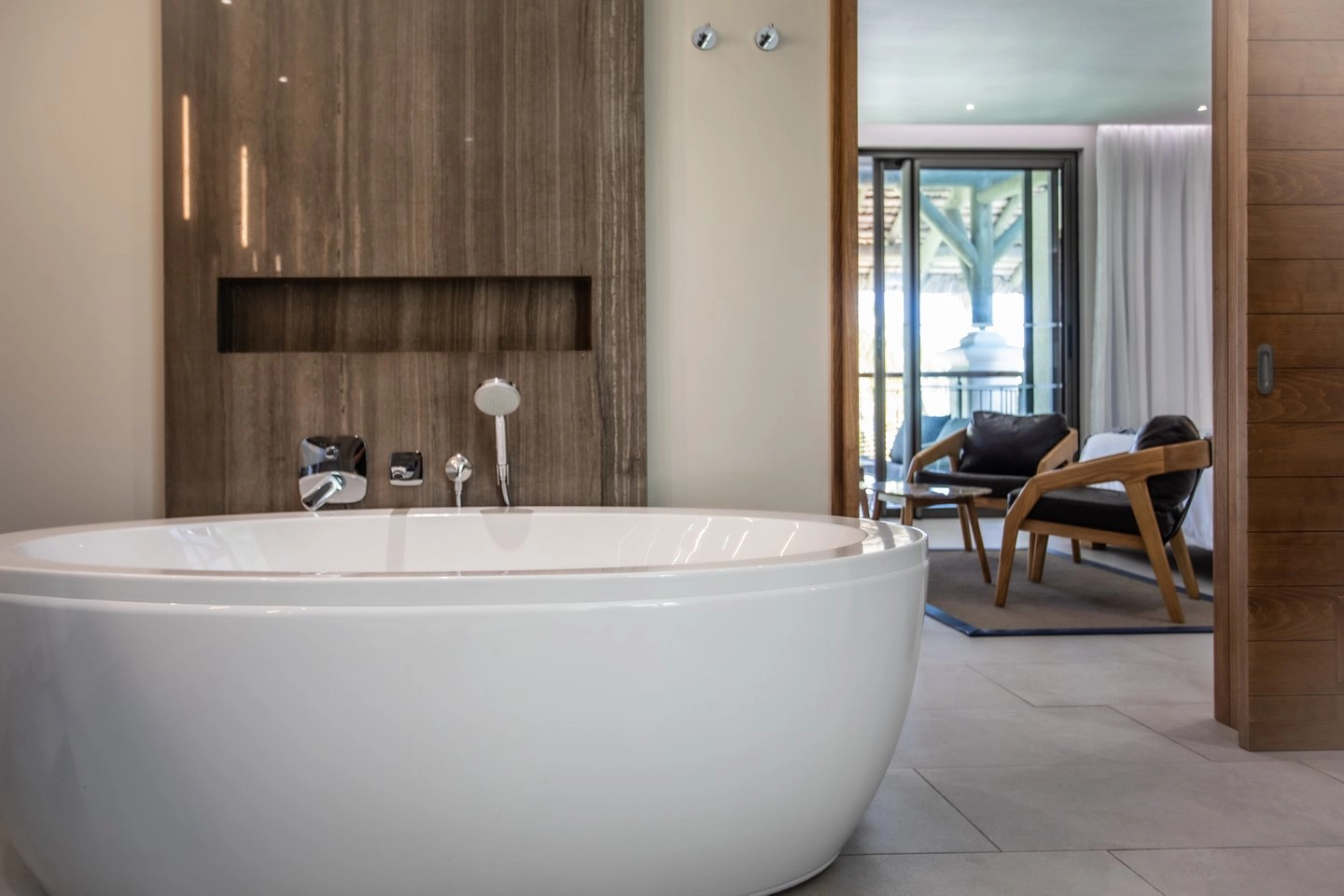 paradis luxury beachfront family suite bathroom