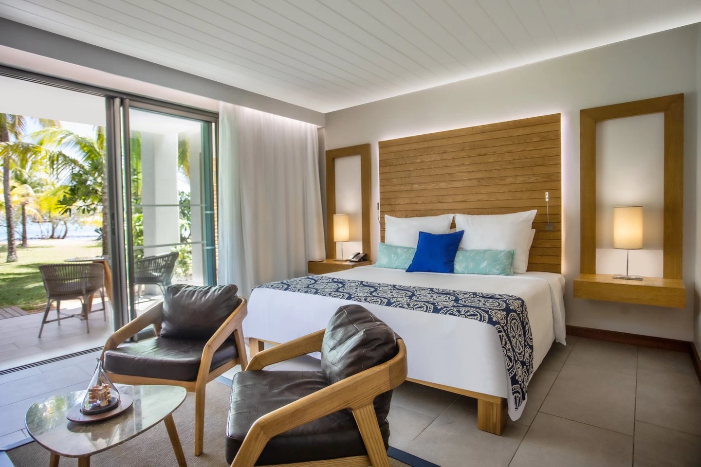 view of an ocean beachfront room at paradis mauritius