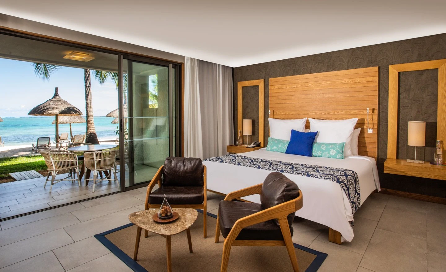 paradis ocean beachfront suite bedroom terrace