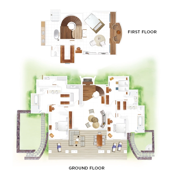 paradis presidential villa floor plan