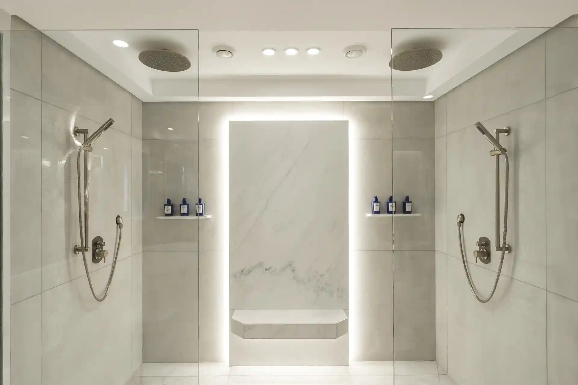 royal palm royal villa bathroom showers with glass enclosures and modern fixtures