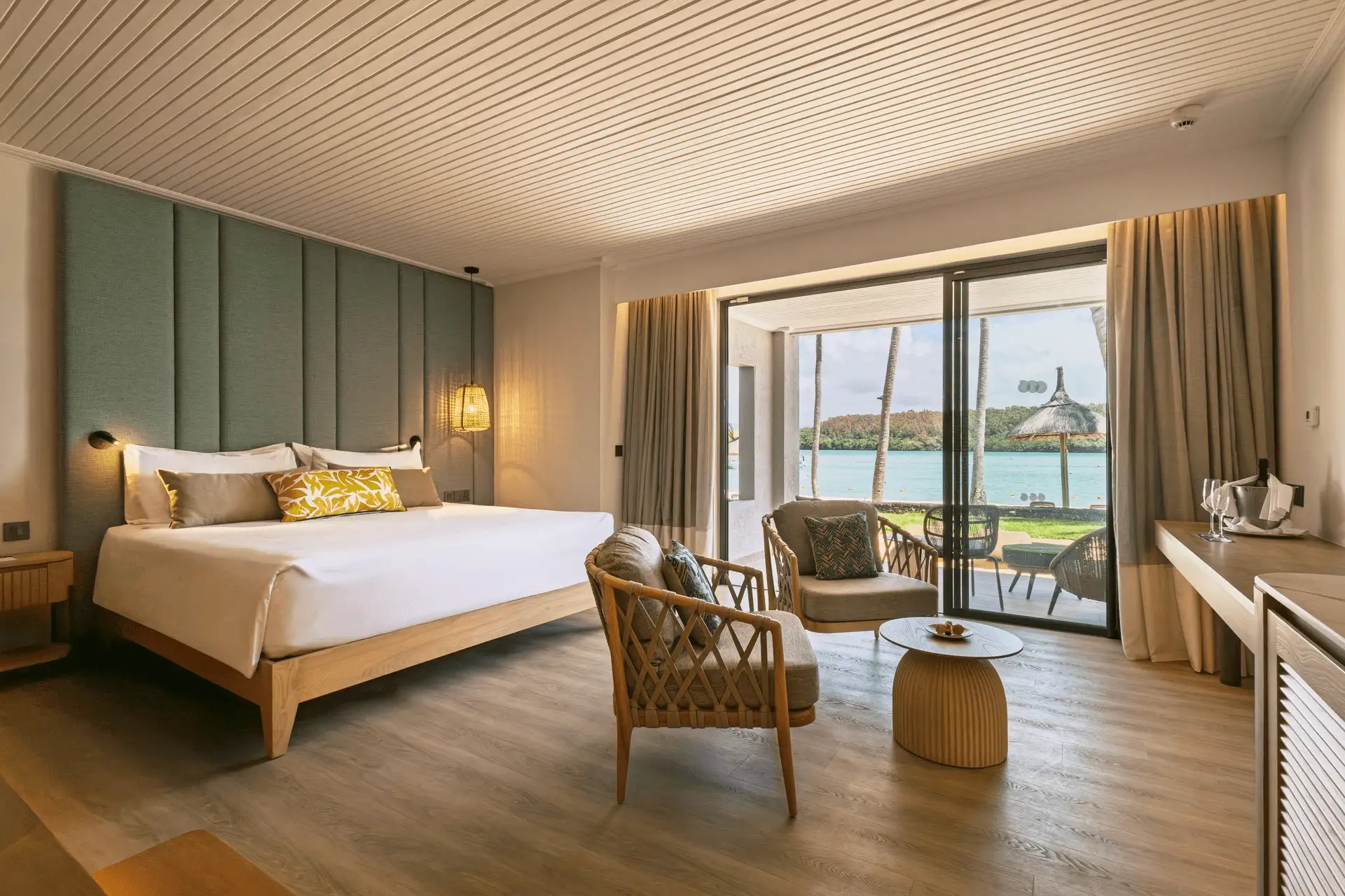 shandrani mauritius beach room bedroom hotel interior comfortable stay