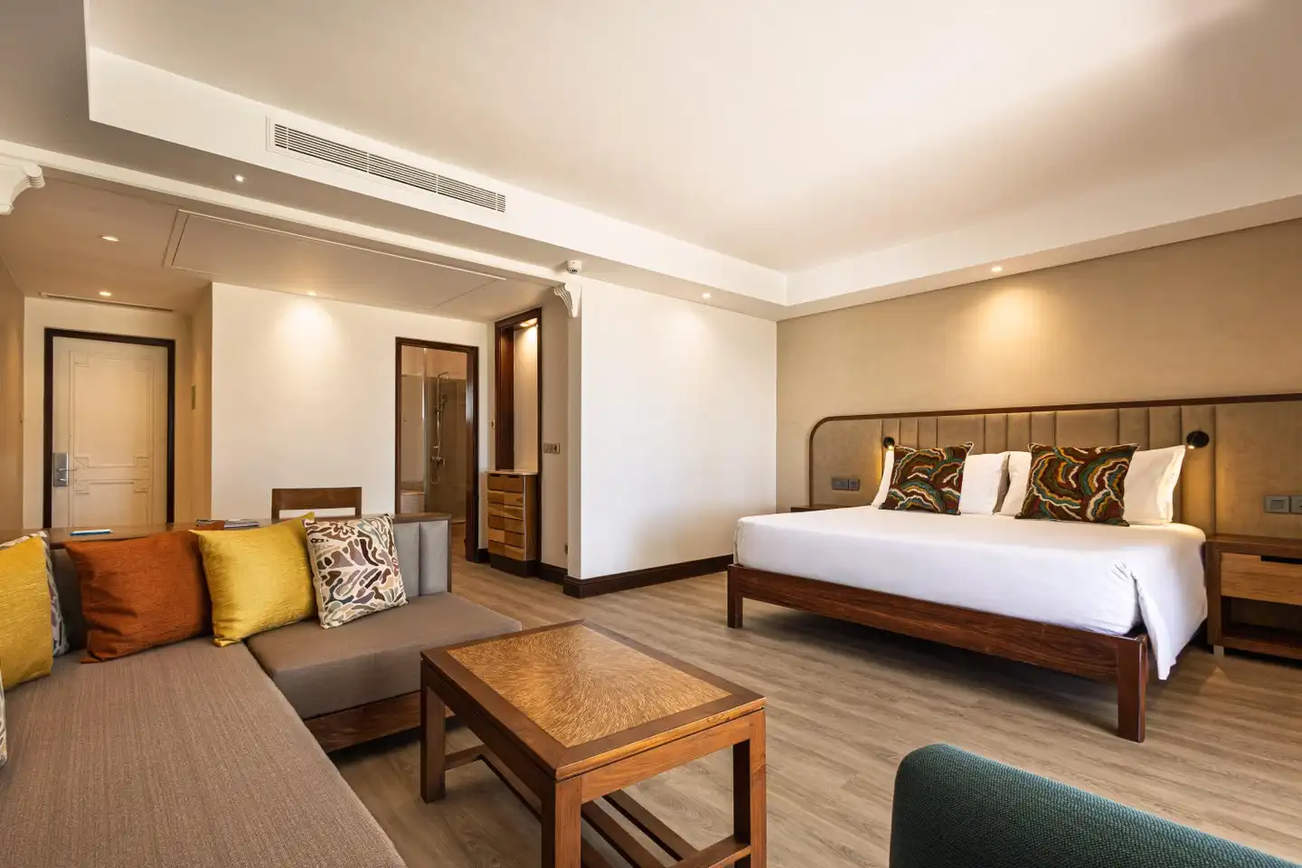 shandrani mauritius deluxe room bedroom hotel interior comfortable stay