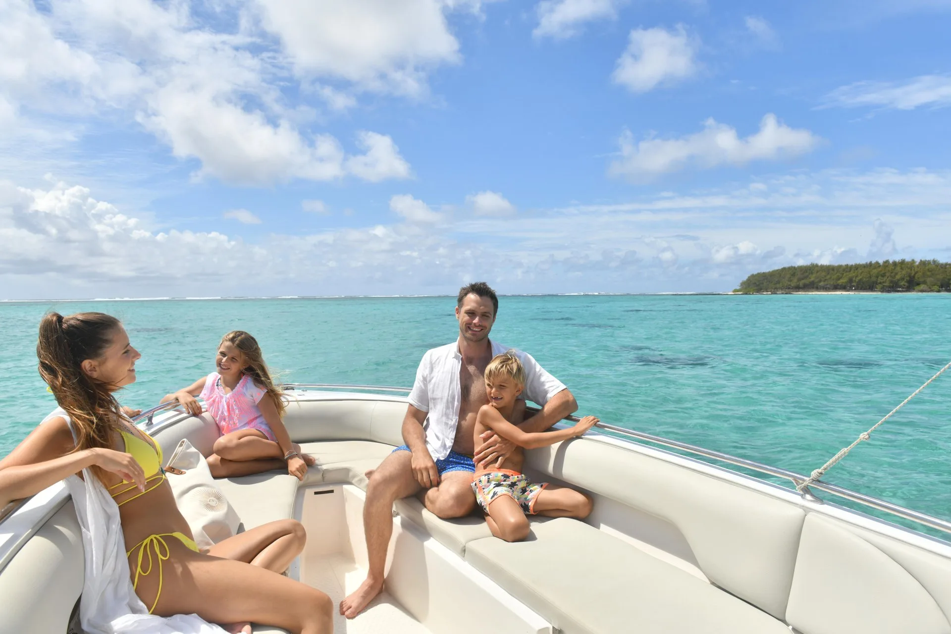 shandrani mauritius hotel boat on ocean water sports and leisure activity