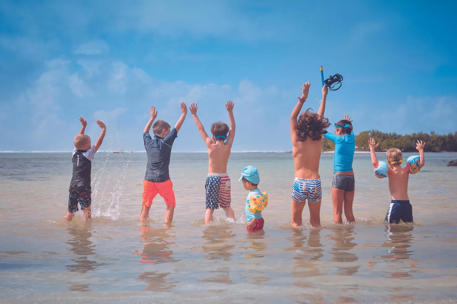 shandrani mauritius kids club children playing games and enjoying activities