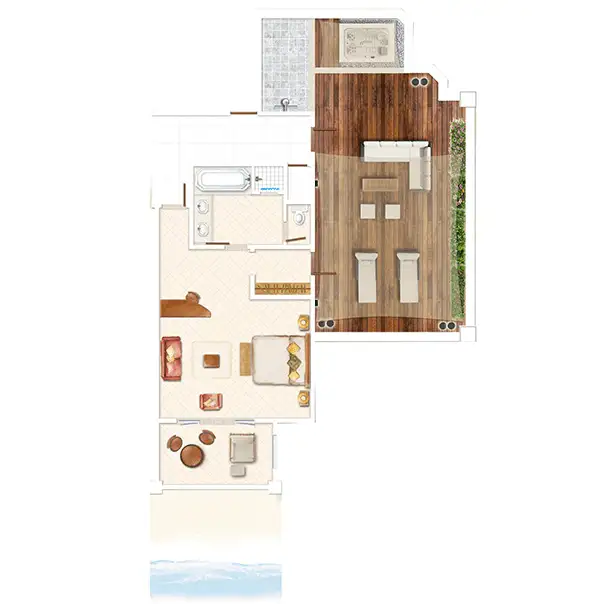 shandrani mauritius rooftop room floor plan hotel layout interior design