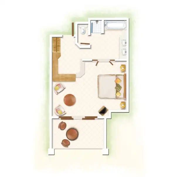shandrani mauritius tropical ground floor room floor plan hotel layout