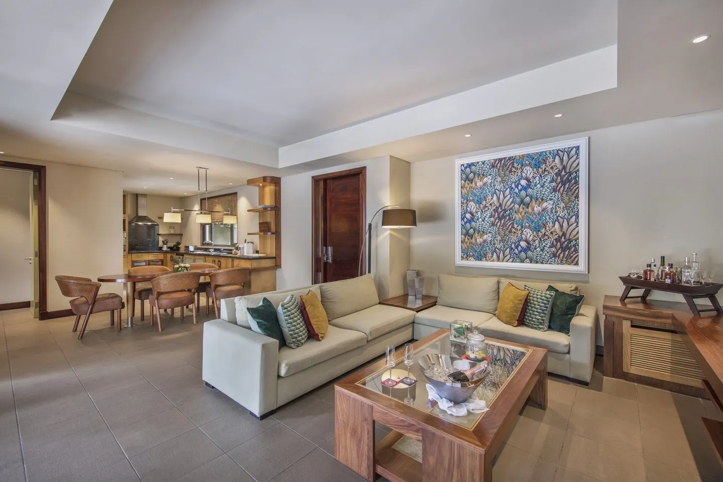 trou aux biches villa three rooms lounge