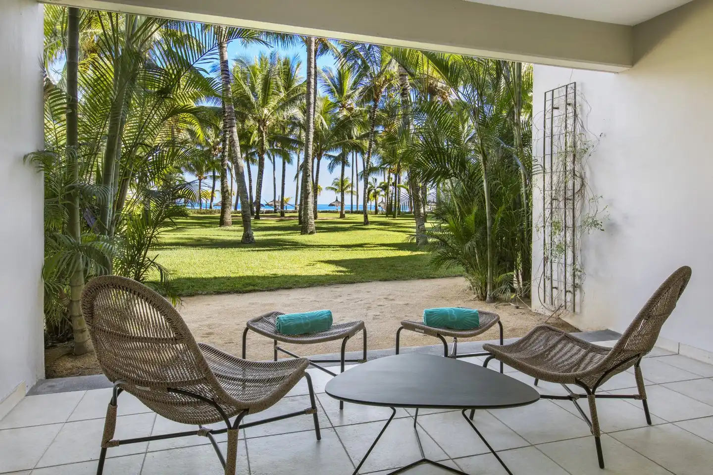 victoria mauritius deluxe ground floor room terrace with scenic view hotel