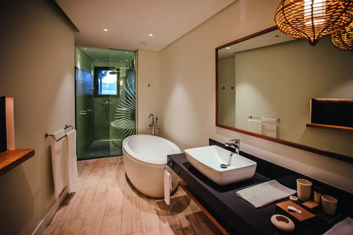 victoria mauritius victoria for two swim-up room bedroom hotel interior view