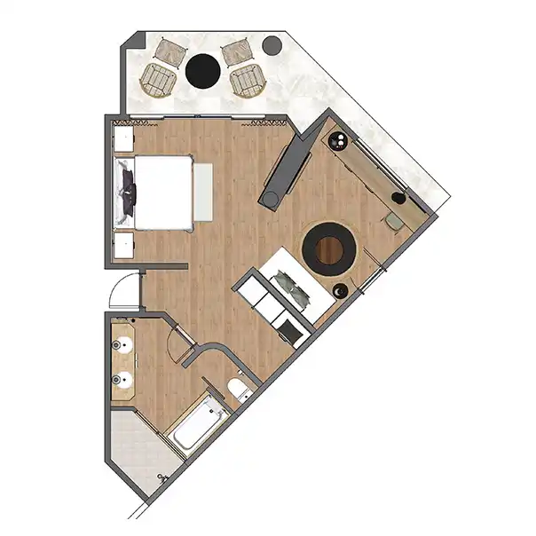 victoria mauritius junior suite floor plan hotel room layout