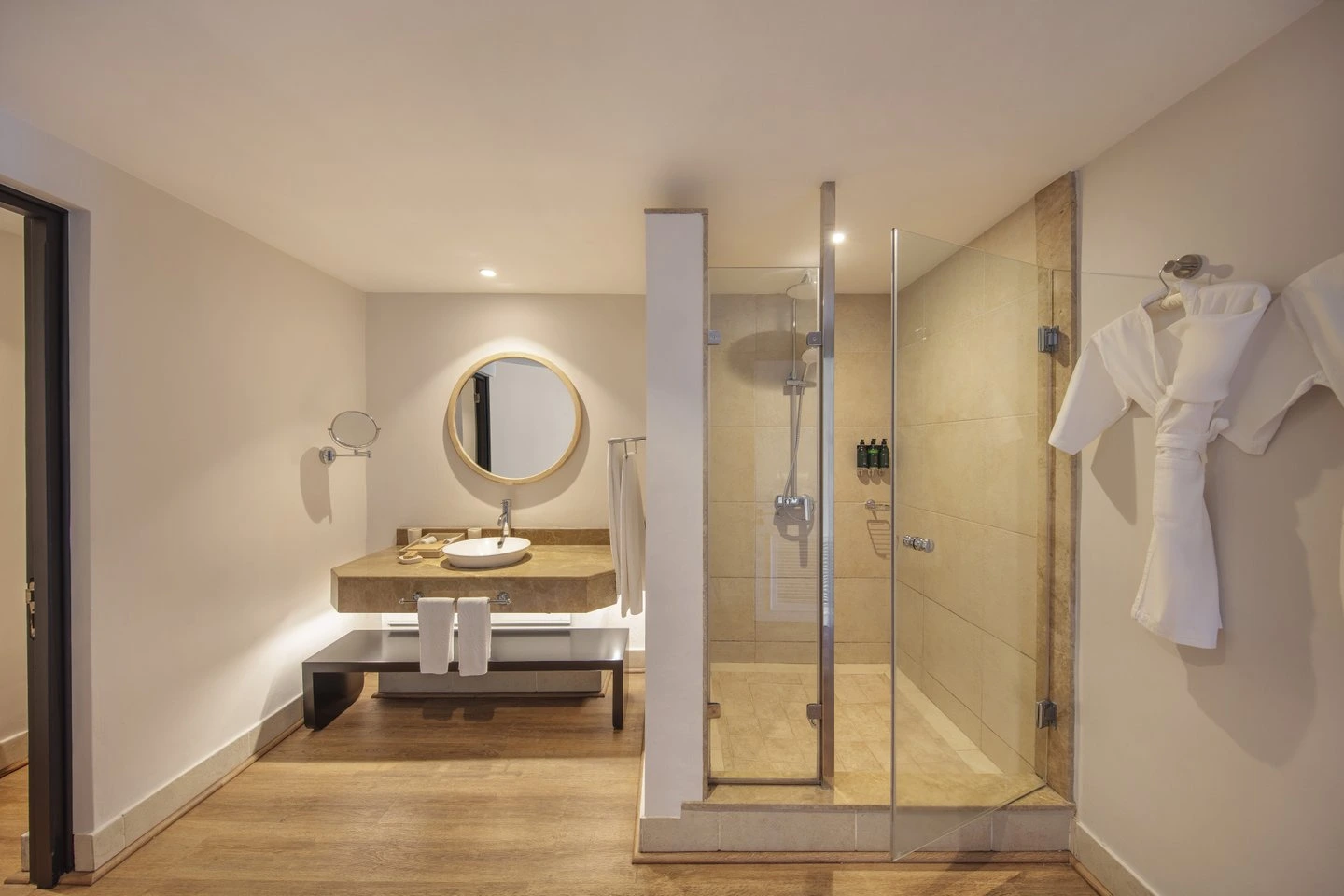 victoria mauritius two-bedroom family apartment bathroom modern clean interior