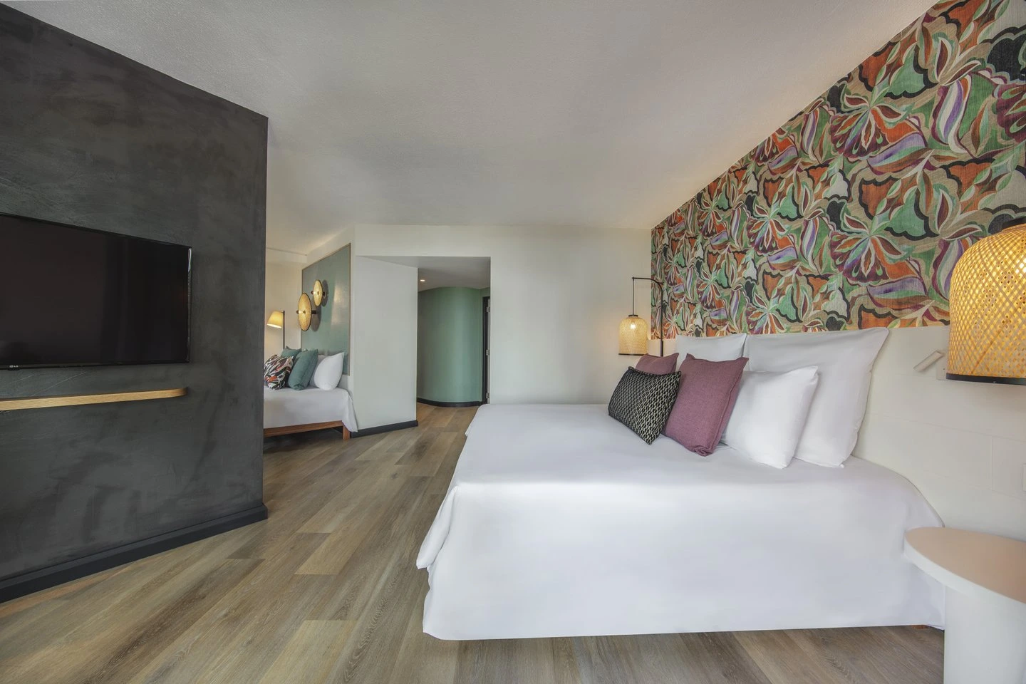 victoria mauritius two-bedroom family apartment bedroom hotel interior comfortable stay