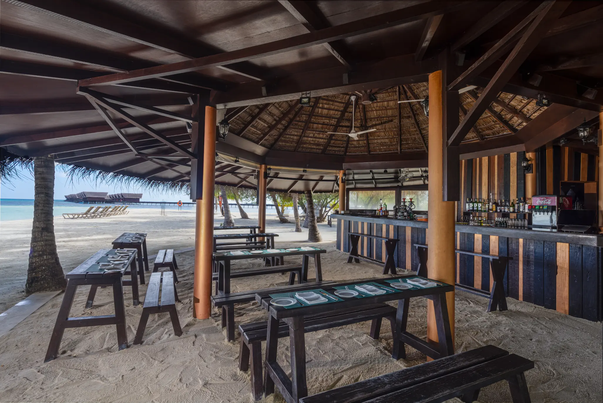 beach grill seaside spot at adaaran select hudhuranfushi maldives