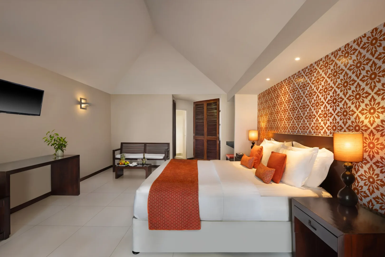 deluxe beach villa calming interior retreat at adaaran select hudhuranfushi maldives