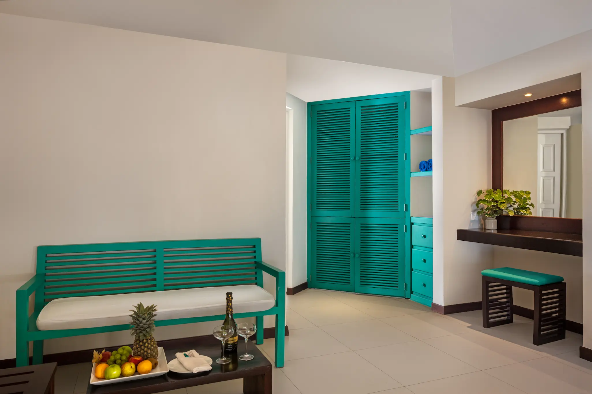 family beach villa inviting indoor room at adaaran select hudhuranfushi maldives