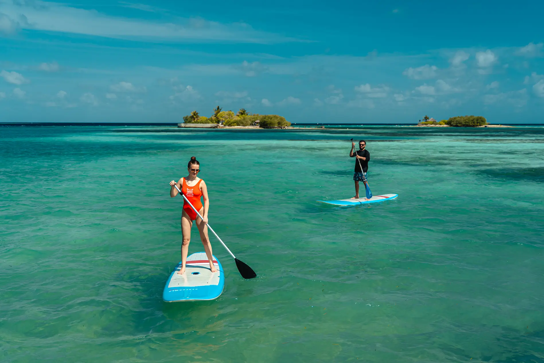 nonmotorized water sports activities at adaaran select hudhuranfushi maldives