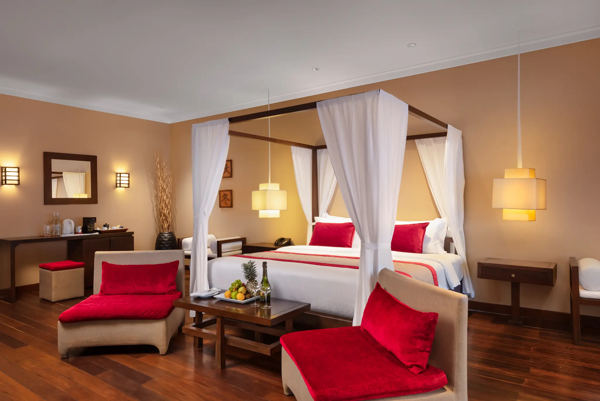 sunset ocean villa peaceful indoor living space at adaaran select hudhuranfushi maldives