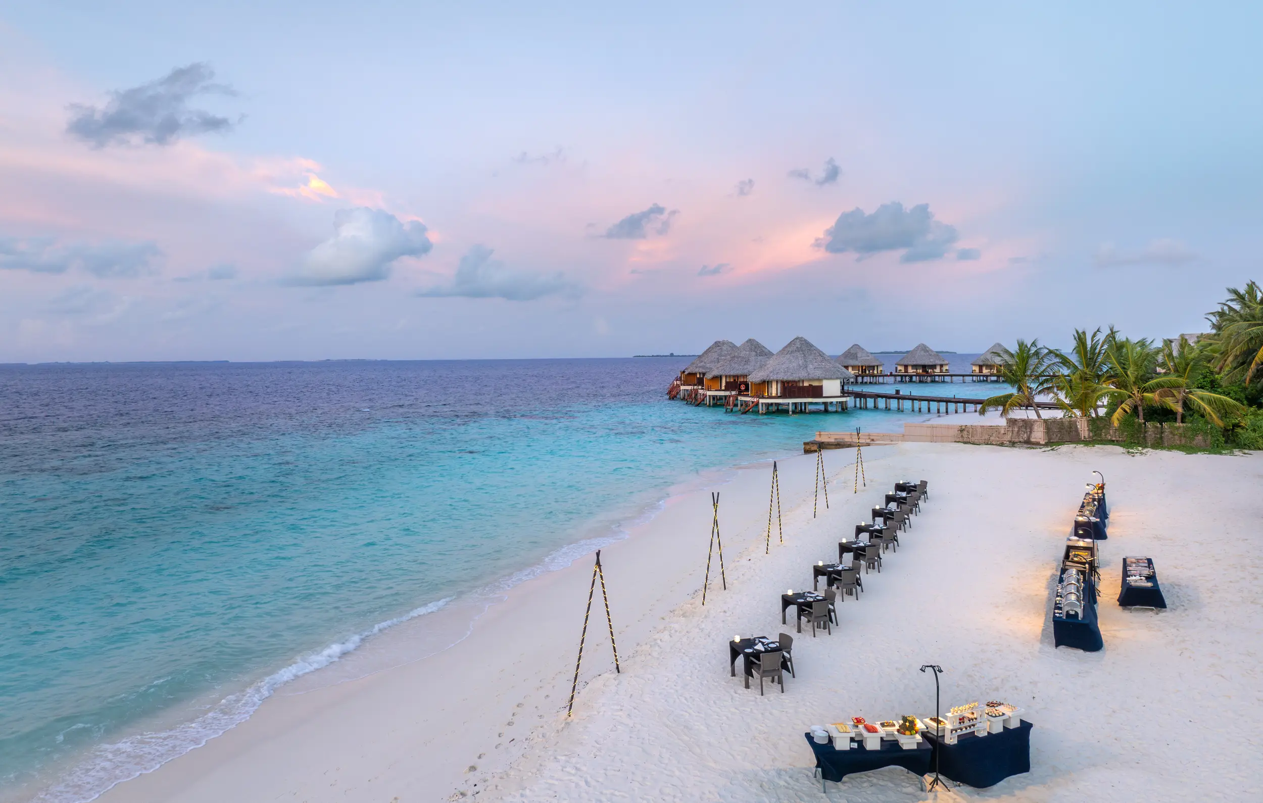 adaaran select meedhupparu raa atoll maldives bbq on beach night dining