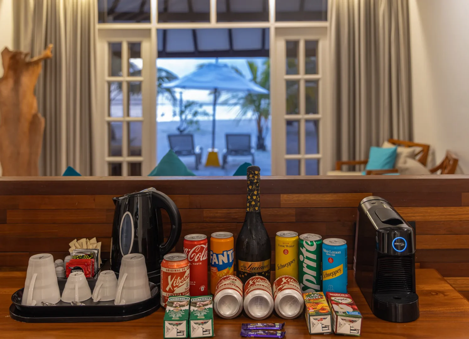 adaaran select meedhupparu raa atoll maldives minibar selection
