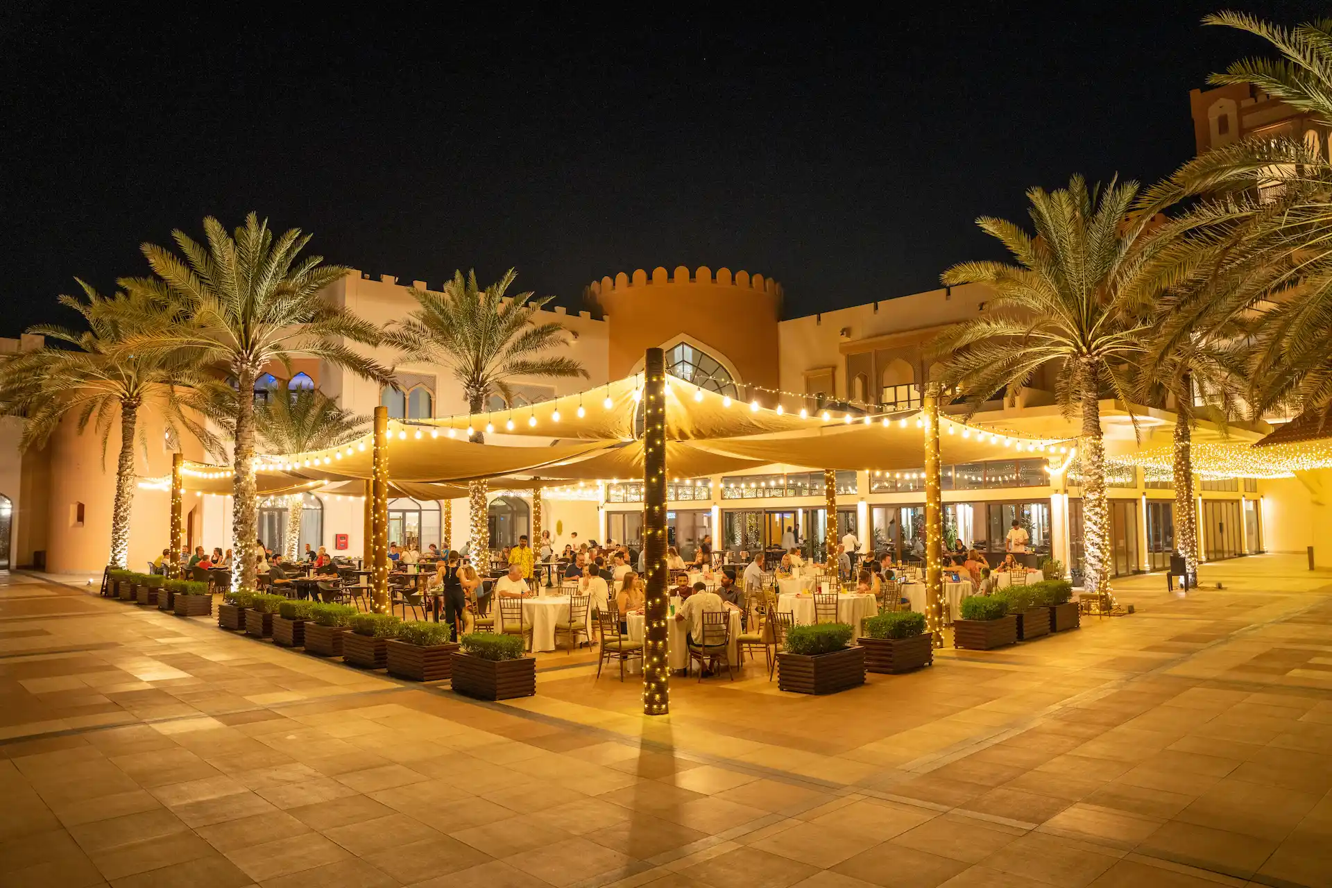 dining at al tanoor buffet hilton muscat al bandar oman resort