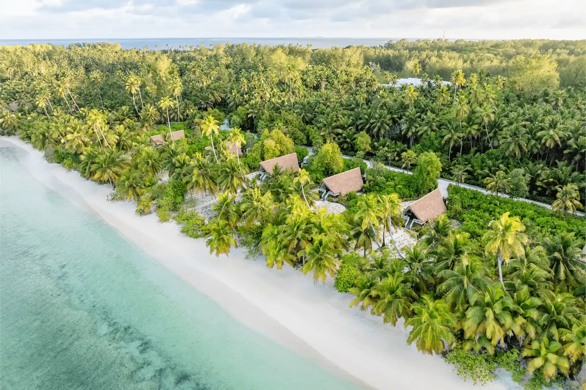 alphonse island seychelles the beach bungalow aerial view with private terrace