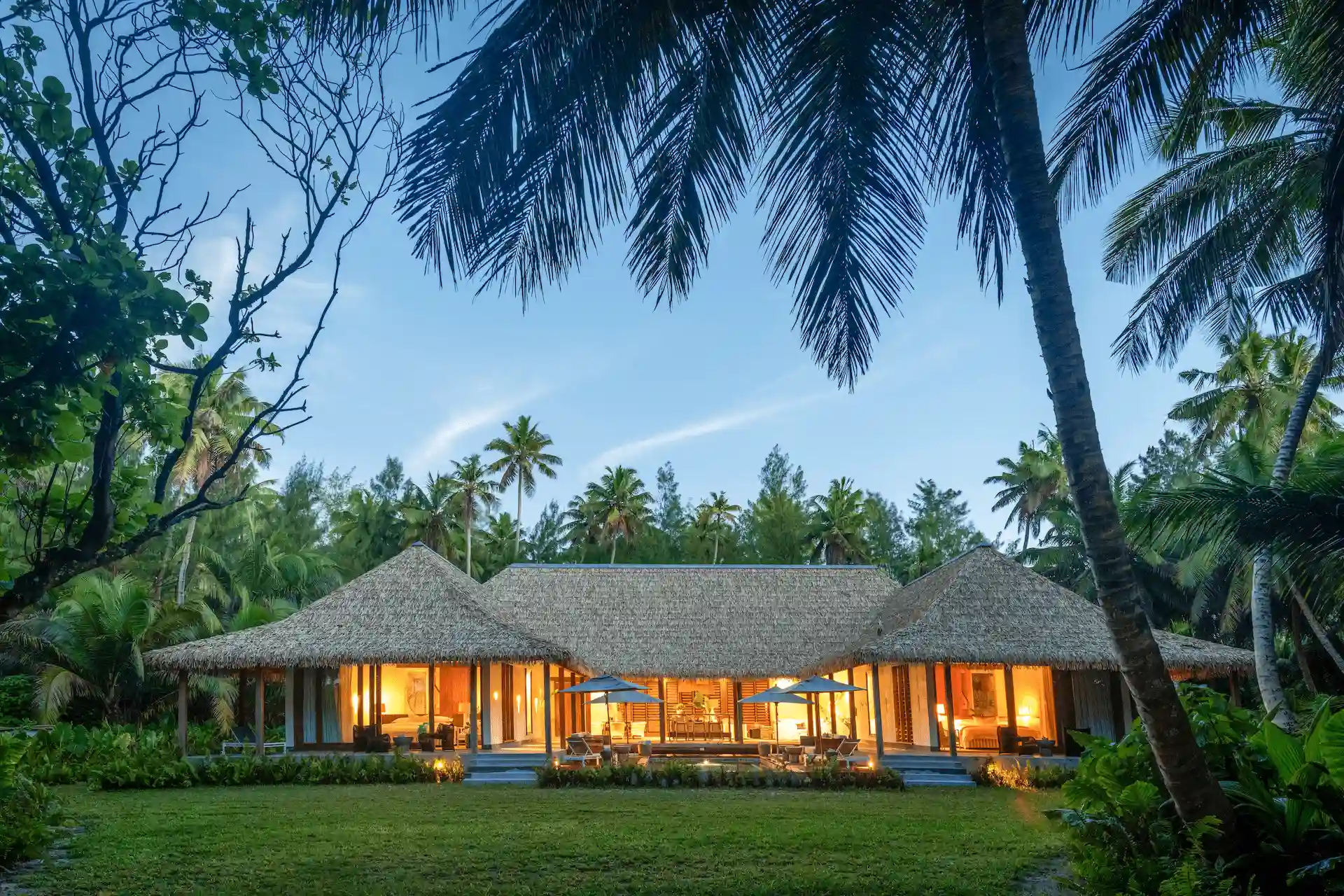 alphonse island seychelles the beach retreat exterior with private terrace, direct beach access, and lush tropical surroundings