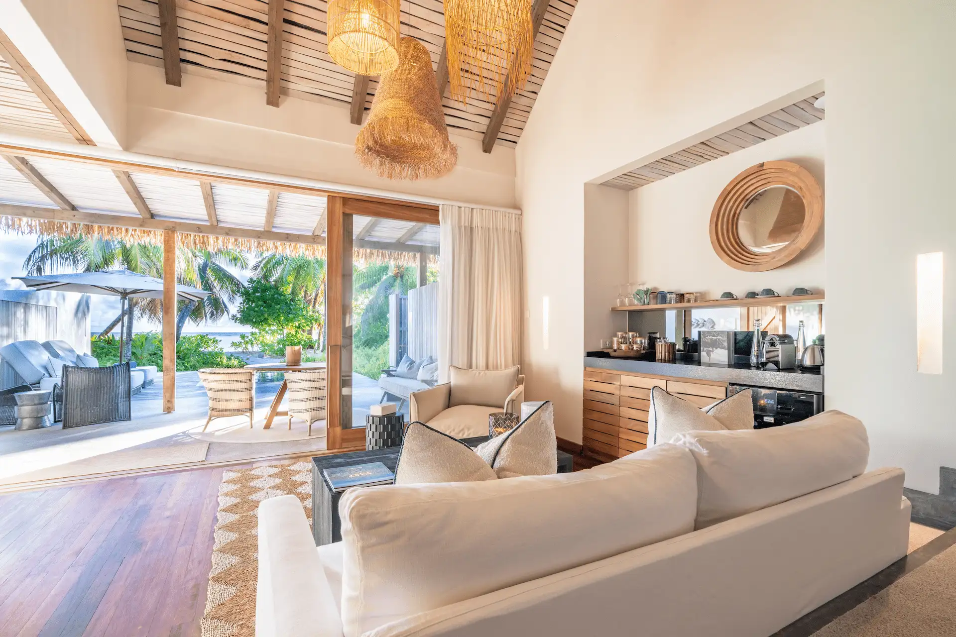 alphonse island seychelles the beach villa living area