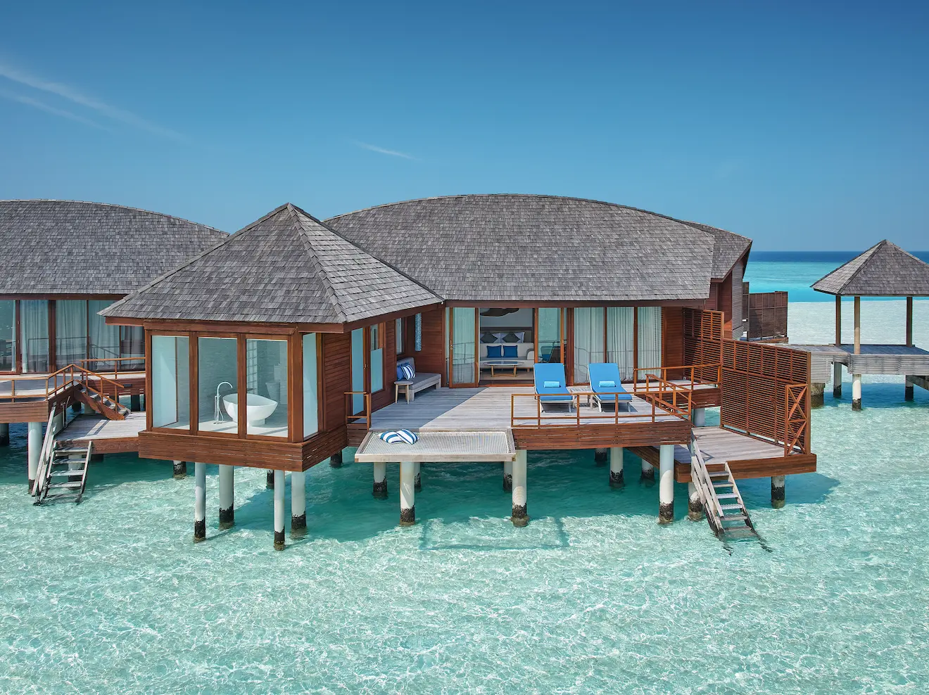 anantara dhigu maldives resort over water villa exterior