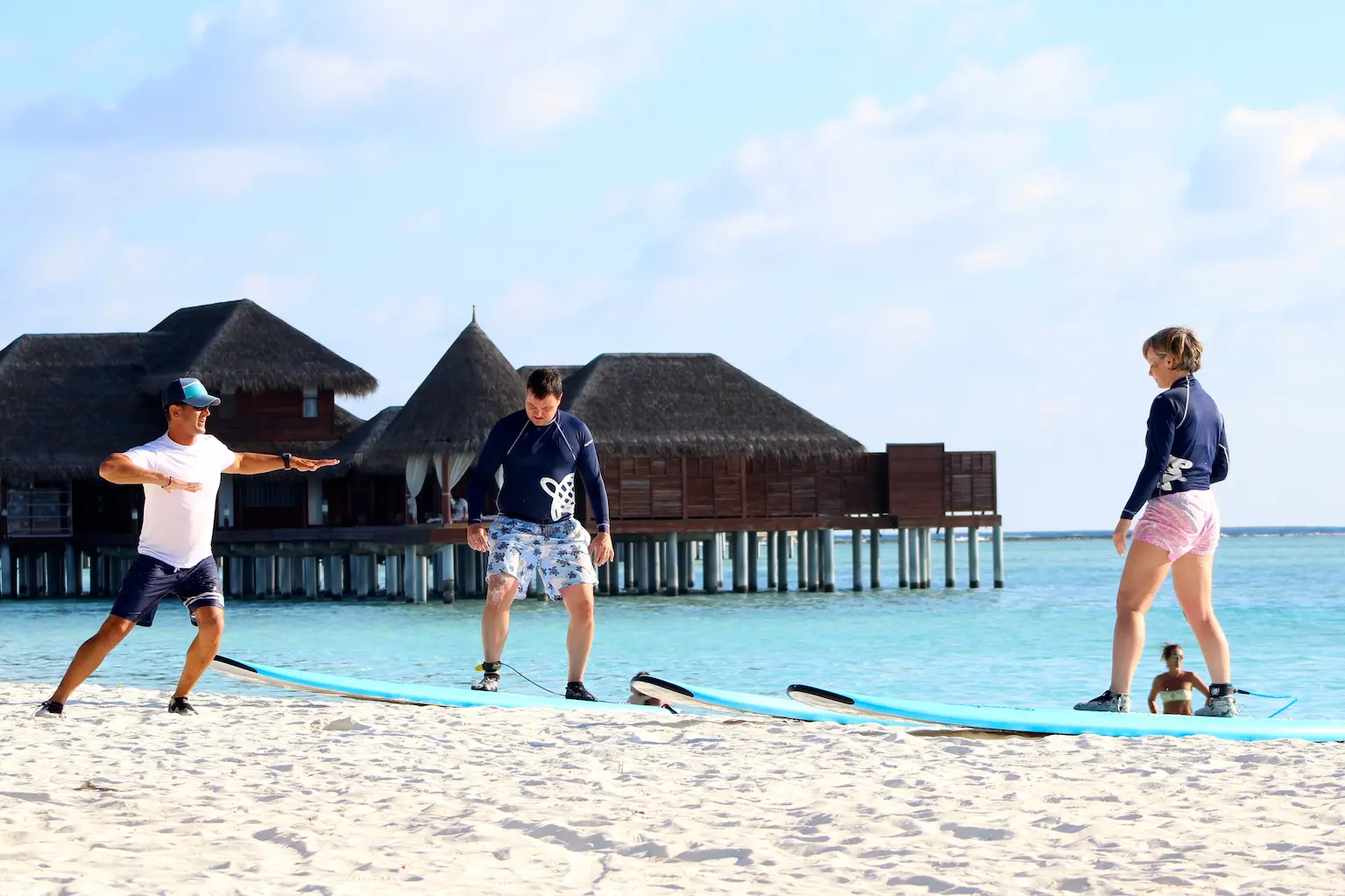 anantara dhigu maldives resort recreation facility surfing lesson beginners session
