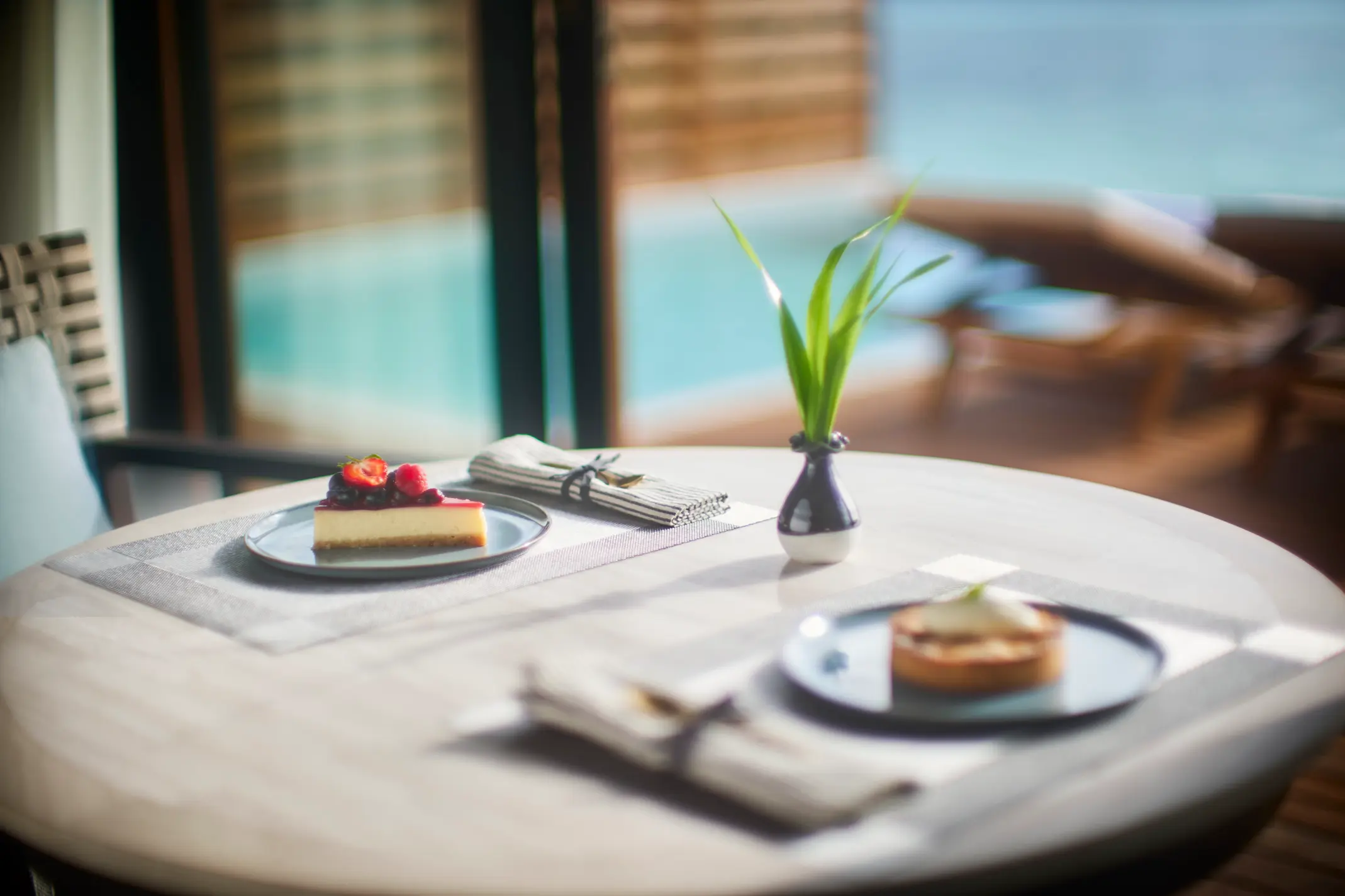 elegant in‑villa dining setup at anantara veli maldives resort featuring serene island ambience and refined private service