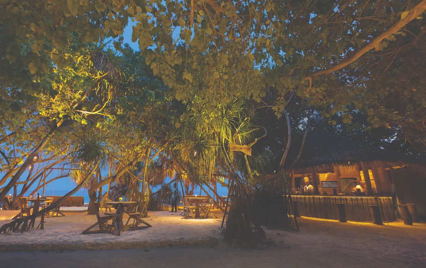 relaxed ceylon bliss setting at atmosphere kanifushi