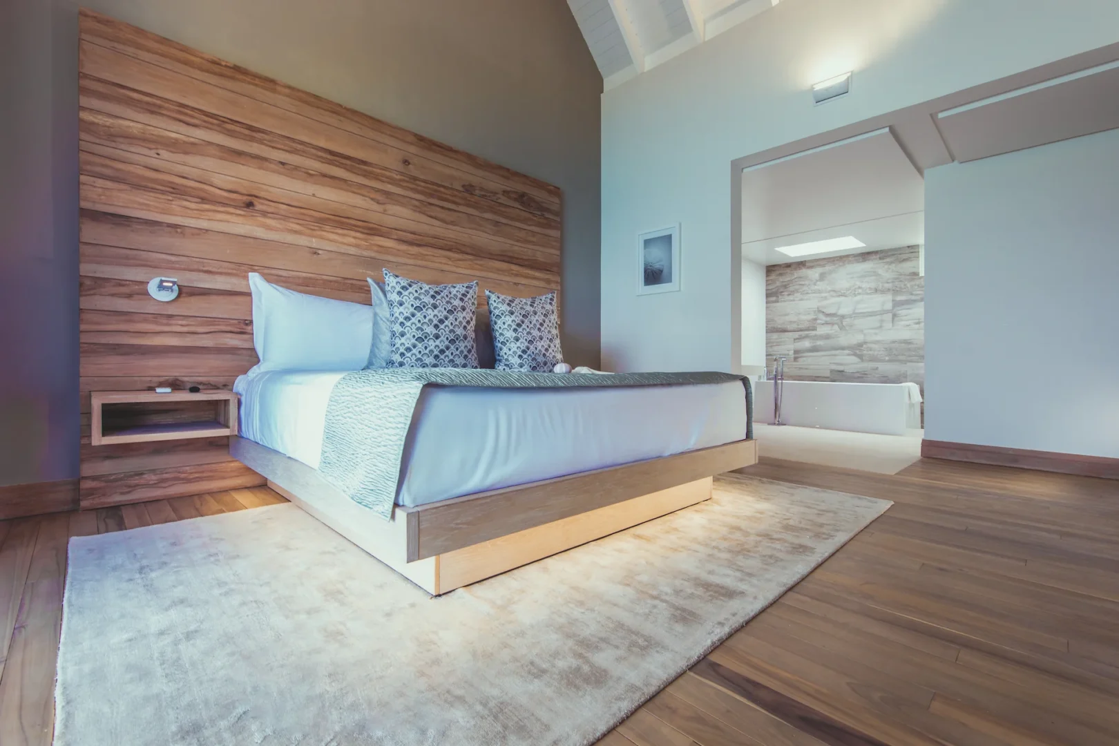 carana beach hotel ocean view chalet interior with modern furnishings