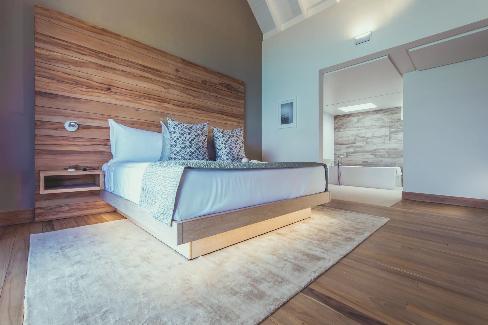 carana beach hotel ocean view chalet interior with modern furnishings