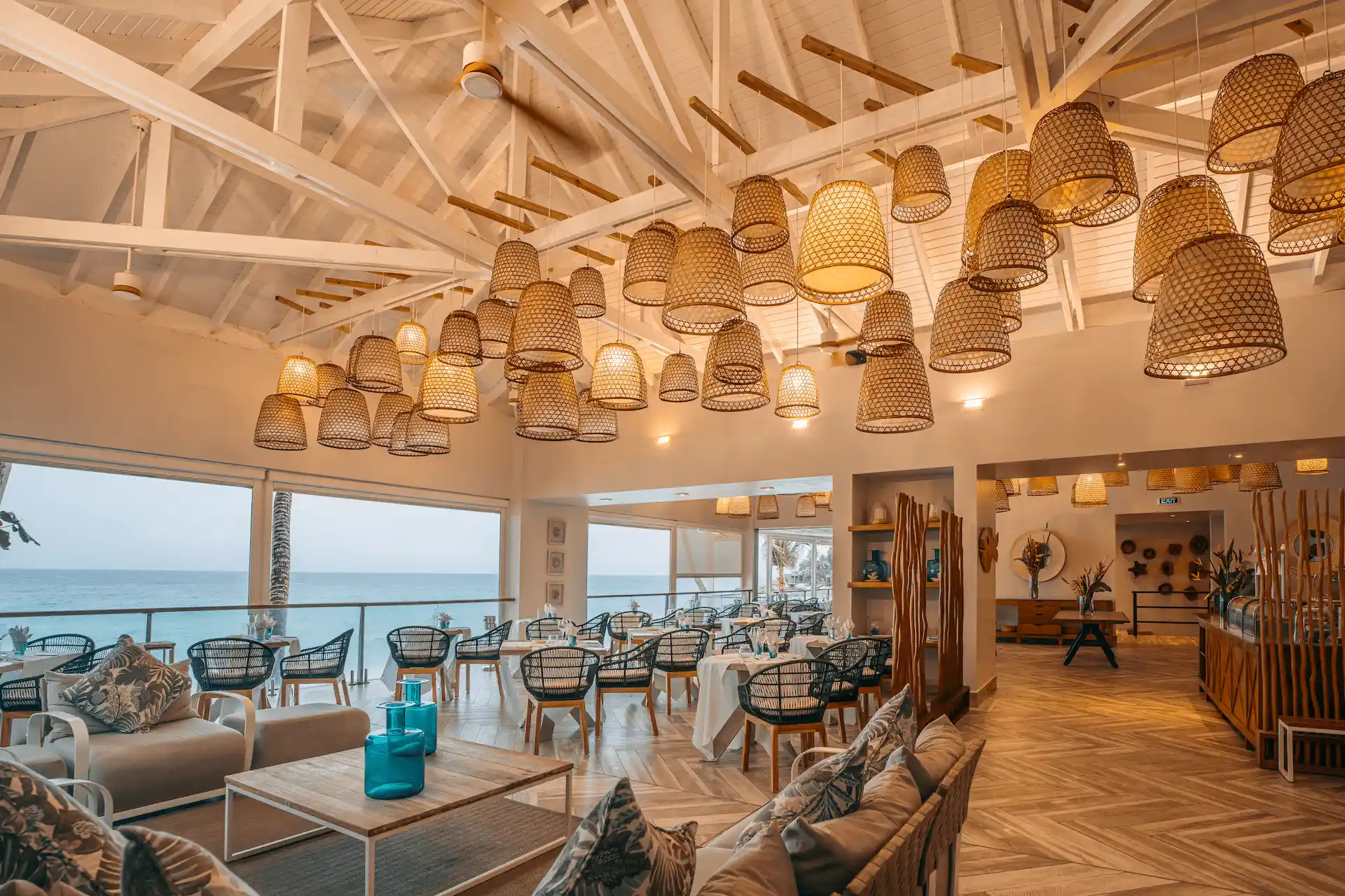 carana beach hotel seychelles lorizon restaurant with oceanfront dining, tropical views, and locally inspired cuisine