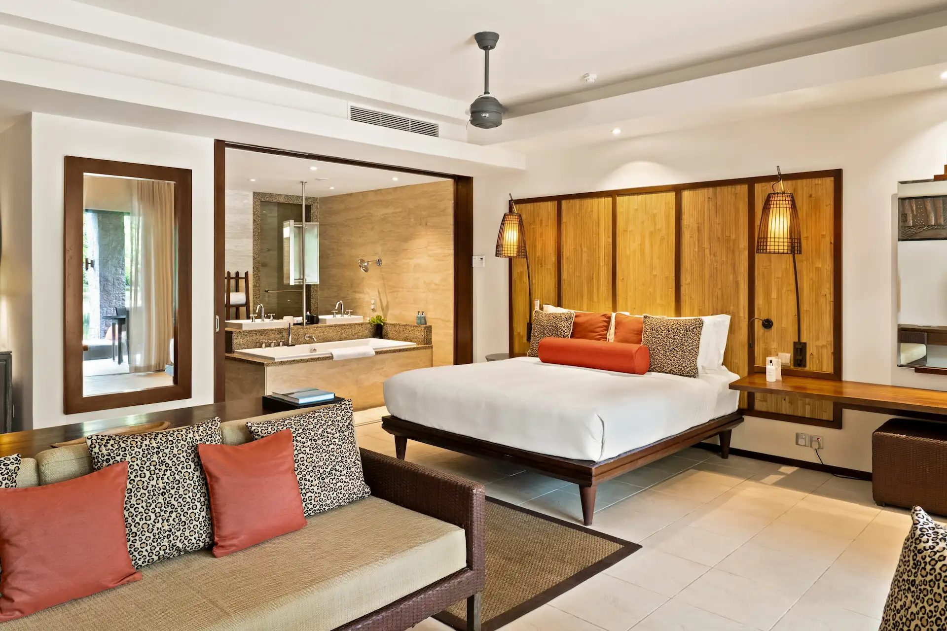 constance ephelia senior suite bedroom side view with king bed