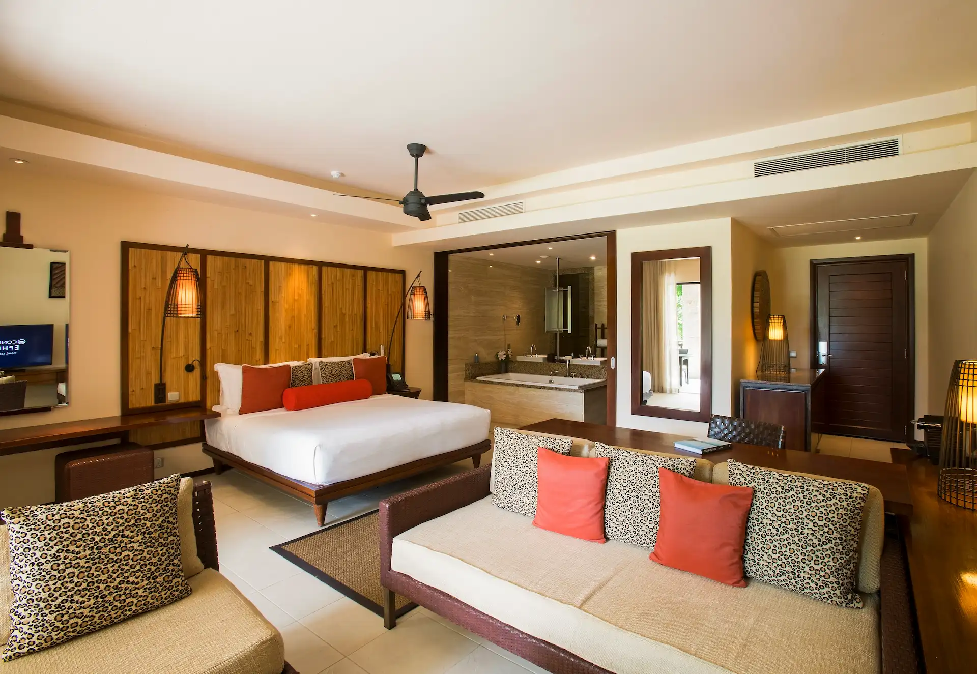constance ephelia senior suite bedroom with king bed
